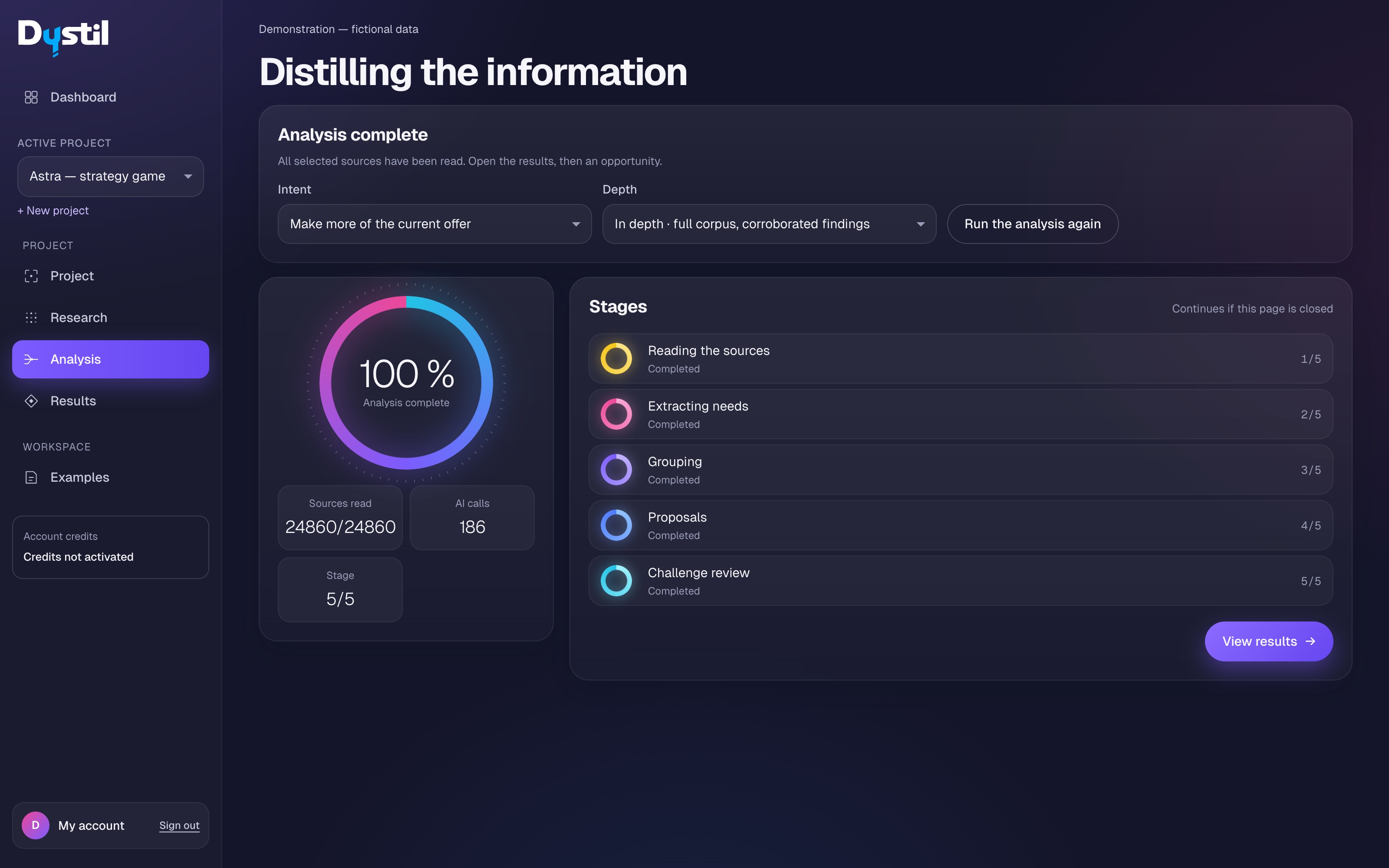 Dystil — Distill the information